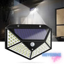 Luminária de Parede Solar com 100 LEDs e Sensor de Presença (3 Funções) – Envio Imediato para todo o Brasil