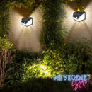 Luminária de Parede Solar com 100 LEDs e Sensor de Presença (3 Funções) – Envio Imediato para todo o Brasil