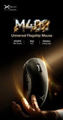 Mouse Gamer Sem Fio Delux M400, 24.000 DPI, Taxa de Polling de 1 kHz, Sensor PAW3311, Conexão Tri-modo, Bateria Recarregável de 500 mAh, Compatível com Todos os Tamanhos de Mão (PC Gamer)