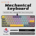 Teclado Mecânico Gamer com Fio AJAZZ NK61 – Formato 60%, RGB, Hot-Swappable, 61 Teclas, Switch Red (Mini Teclado para PC Gamer)