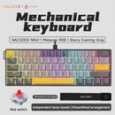 Teclado Mecânico Gamer com Fio AJAZZ NK61 – Formato 60%, RGB, Hot-Swappable, 61 Teclas, Switch Red (Mini Teclado para PC Gamer)