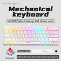 Teclado Mecânico Gamer com Fio AJAZZ NK61 – Formato 60%, RGB, Hot-Swappable, 61 Teclas, Switch Red (Mini Teclado para PC Gamer)