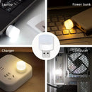Luz Noturna USB (1 ou 10 unidades) – Mini LED USB, compatível com power bank, luz de leitura redonda com proteção para os olhos!