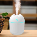 Mini Umidificador de Ar USB de 250ml e Difusor de Óleos Essenciais para Casa e Carro – Difusor Ultrassônico Silencioso com Luz LED Colorida