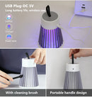Lâmpada Mata-Mosquitos Elétrica 2 em 1 com Luz LED e Conexão USB – Armadilha para Insetos (Vespas, Mosquitos, Borrachudos) – Ideal para Quartos e Acampamentos