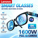 Óculos Inteligentes Lenovo AI 8K – Controle por Toque, Câmera para Fotos e Vídeos, Tradutor, Assistente de Voz e Conectividade Bluetooth