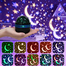 Luminária Projetora LED USB de Estrelas e Lua (Céu Estrelado) 5V – Decoração de Ambiente para Casa