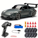 Carro RC Drift 1:24, Carro de Controle Remoto para Adultos, 20KM/H, 4WD, Carros RC de Alta Velocidade com Luzes LED e Pneus Extras para Drift