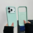 Capa de silicone líquido magnético para iphone 18 17 pro 17 pro max 16 15 14 para magsafe grande câmera buraco capa protetora à prova de choque!!