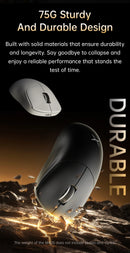 Mouse Gamer Sem Fio Delux M400, 24.000 DPI, Taxa de Polling de 1 kHz, Sensor PAW3311, Conexão Tri-modo, Bateria Recarregável de 500 mAh, Compatível com Todos os Tamanhos de Mão (PC Gamer)