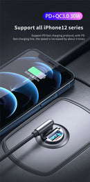 Mini Carregador Veicular 100W/200W QC3.0 PD (12-24V) – Carregamento Rápido USB Tipo-C para Xiaomi, Samsung, Huawei e iPhone