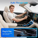 Adaptador CarPlay sem fio para Apple iPhone e Android, tamanho compacto, Plug and Play, conexão sem fio rápida e estável !! (Versão Aprimorada de 2026)
