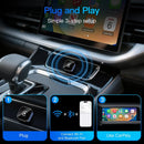 Adaptador CarPlay sem fio para Apple iPhone e Android, tamanho compacto, Plug and Play, conexão sem fio rápida e estável !! (Versão Aprimorada de 2026)