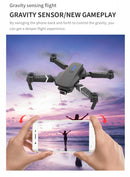 Mini Drone RC E88 2026 – Quadricóptero Dobrável com LED, Função Hover, Controle Remoto e Fluxo Óptico (UAV E88 Pro Max) – Drone para Iniciantes