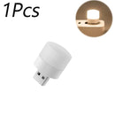 Luz Noturna USB (1 ou 10 unidades) – Mini LED USB, compatível com power bank, luz de leitura redonda com proteção para os olhos!