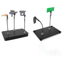 Terceira Mão para Soldagem com Base Magnética Forte e Braços Flexíveis – Suporte de PCB para Reparo de Eletrônicos – Ferramenta de Solda com Garras Jacaré