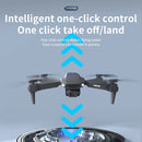 Mini Drone RC E88 2026 – Quadricóptero Dobrável com LED, Função Hover, Controle Remoto e Fluxo Óptico (UAV E88 Pro Max) – Drone para Iniciantes