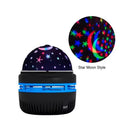 Luminária Projetora LED USB de Estrelas e Lua (Céu Estrelado) 5V – Decoração de Ambiente para Casa