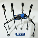 Terceira Mão para Soldagem com Base Magnética Forte e Braços Flexíveis – Suporte de PCB para Reparo de Eletrônicos – Ferramenta de Solda com Garras Jacaré