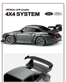Carro RC Drift 1:24, Carro de Controle Remoto para Adultos, 20KM/H, 4WD, Carros RC de Alta Velocidade com Luzes LED e Pneus Extras para Drift