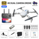 Mini Drone RC E88 2026 – Quadricóptero Dobrável com LED, Função Hover, Controle Remoto e Fluxo Óptico (UAV E88 Pro Max) – Drone para Iniciantes