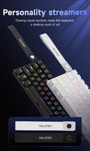 Teclado Mecânico Gamer com Fio AJAZZ NK61 – Formato 60%, RGB, Hot-Swappable, 61 Teclas, Switch Red (Mini Teclado para PC Gamer)