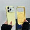 Capa de silicone líquido magnético para iphone 18 17 pro 17 pro max 16 15 14 para magsafe grande câmera buraco capa protetora à prova de choque!!