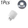 Luz Noturna USB (1 ou 10 unidades) – Mini LED USB, compatível com power bank, luz de leitura redonda com proteção para os olhos!