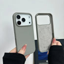 Capa de silicone líquido magnético para iphone 18 17 pro 17 pro max 16 15 14 para magsafe grande câmera buraco capa protetora à prova de choque!!