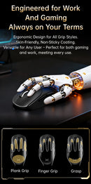 Mouse Gamer Sem Fio Delux M400, 24.000 DPI, Taxa de Polling de 1 kHz, Sensor PAW3311, Conexão Tri-modo, Bateria Recarregável de 500 mAh, Compatível com Todos os Tamanhos de Mão (PC Gamer)