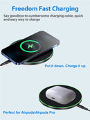 Carregador Sem Fio 30W para iPhone 17 16 15 14 13 12 X XR XS Max 8, Samsung S24 S23 S22 S10 S20 Note10 20, Xiaomi e Huawei