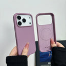Capa de silicone líquido magnético para iphone 18 17 pro 17 pro max 16 15 14 para magsafe grande câmera buraco capa protetora à prova de choque!!
