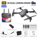 Mini Drone RC E88 2026 – Quadricóptero Dobrável com LED, Função Hover, Controle Remoto e Fluxo Óptico (UAV E88 Pro Max) – Drone para Iniciantes