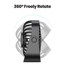 Mini Ventilador Portátil USB TOPK de 4 Polegadas para Camping – Ventilador de Mesa Silencioso com 3 Velocidades e Ajuste de 360° para Casa e Quartos