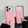 Capa de silicone líquido magnético para iphone 18 17 pro 17 pro max 16 15 14 para magsafe grande câmera buraco capa protetora à prova de choque!!