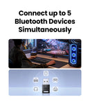 Adaptador Bluetooth USB, Dongle Bluetooth 6.0 para PC com Windows 11/10/8.1, Receptor e Transmissor Bluetooth para Teclado/Mouse