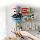Helicóptero de Controle por Gestos de 2 Canais com Suspensão e Indução – Brinquedo com Luz LED e Carregamento USB para Meninos