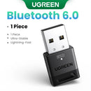 Adaptador Bluetooth USB, Dongle Bluetooth 6.0 para PC com Windows 11/10/8.1, Receptor e Transmissor Bluetooth para Teclado/Mouse