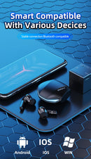 Fone de Ouvido Lenovo GM2 Pro TWS Bluetooth V5.4 – Chamadas HD, Baixa Latência e Modo Duplo (Música/Jogos)