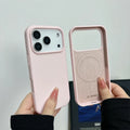Capa de silicone líquido magnético para iphone 18 17 pro 17 pro max 16 15 14 para magsafe grande câmera buraco capa protetora à prova de choque!!