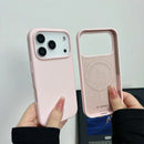Capa de silicone líquido magnético para iphone 18 17 pro 17 pro max 16 15 14 para magsafe grande câmera buraco capa protetora à prova de choque!!