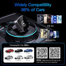Adaptador CarPlay sem fio para Apple iPhone e Android, tamanho compacto, Plug and Play, conexão sem fio rápida e estável !! (Versão Aprimorada de 2026)